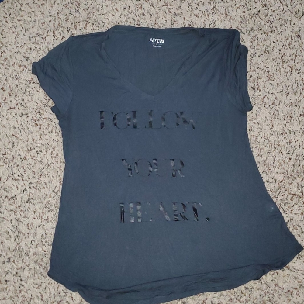 ⭐2/$12⭐ Apt 9 follow your heart, t-shirt